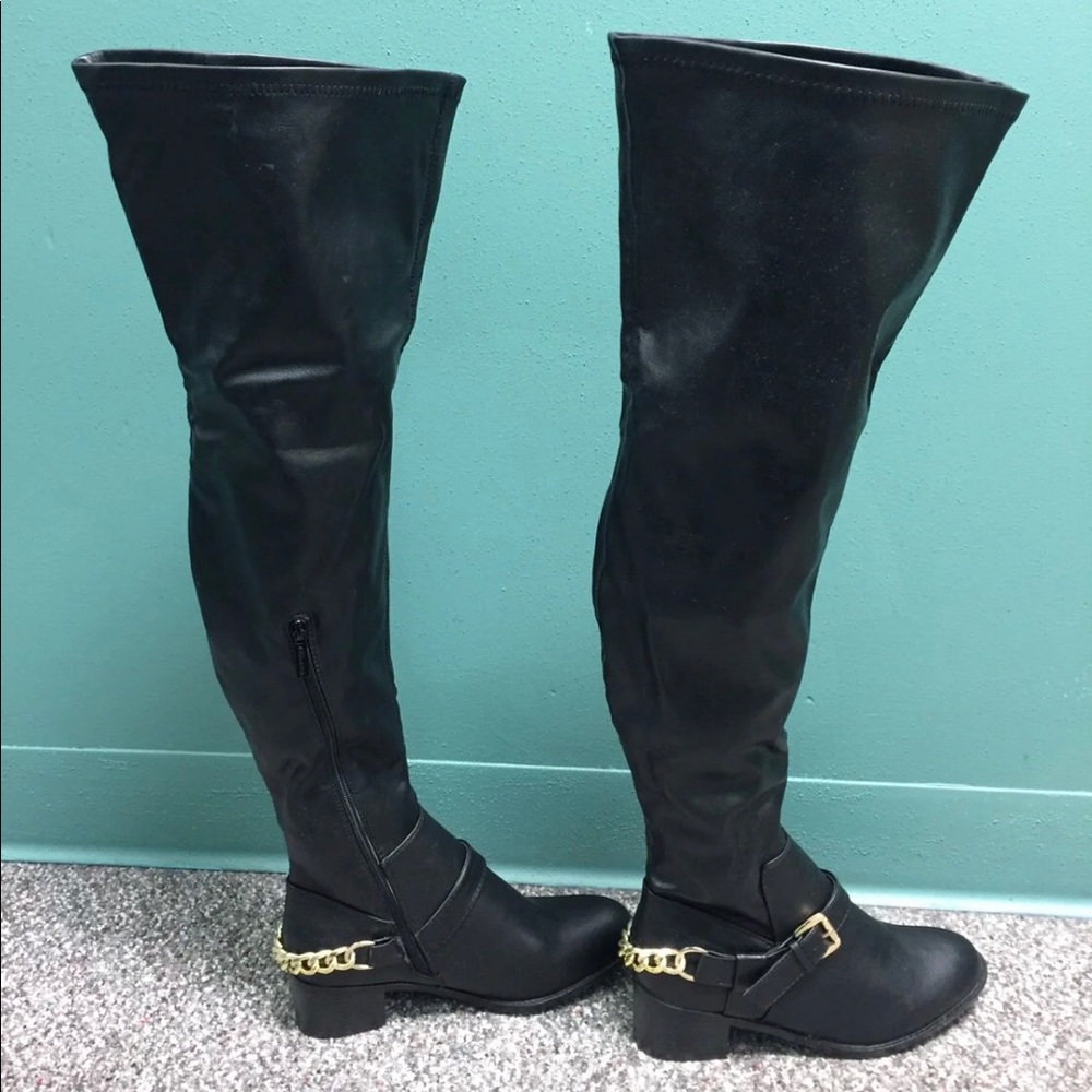 Black Over the Knee Boots